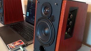 Edifier R1700BT Bluetooth Bookshelf Speakers Review [upl. by Auqeenahs630]