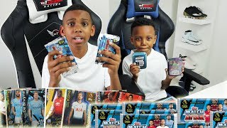 UNBOXING MATCH ATTAX Trading Cards FOOTBALL CHALLENGE [upl. by Rolyks]