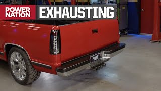 Building a Custom K1500 Quad Tip Exhaust  Truck Tech S6 E9 [upl. by Ereveniug951]