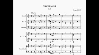 Sinfonietta in C Original Composition [upl. by Navanod]