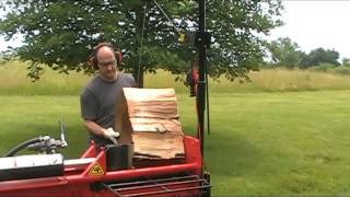 Demonstration of Gorillabac log splitter lift arm equipment Patented 9802800 9150387 [upl. by Notnef246]