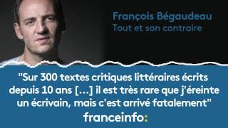 François Bégaudeau quotIl est très rare que jéreinte un écrivainquot [upl. by Barren]