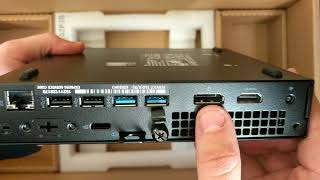 DELL OPTIPLEX 3050 MICRO DESKTOP UNBOXING SETUP amp REVIEW [upl. by Eirollam]