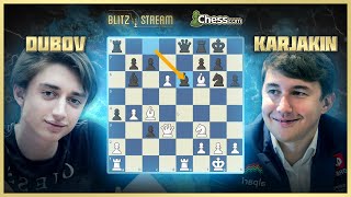 La plus belle partie déchecs de la décennie  Dubov vs Karjakin 2020 [upl. by Enerod]