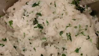 Cilantro Lime Rice Recipe Chipotles [upl. by Leotie]