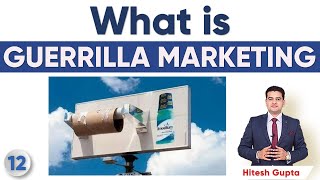 What is Guerrilla Marketing in Hindi  Guerrilla Marketing Ideas  Guerrilla Marketing Hitesh Gupta [upl. by Trauts]