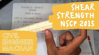 Shear Strength – The Basics NSCP 2015 – Reinforced Concrete Design TAGALOG [upl. by Niamor]