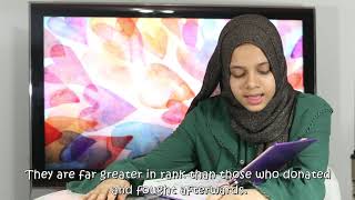 💓Recitation Maryam Masud is reciting complete Surah Al Hadid [upl. by Shawnee]