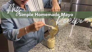 How to Make Homemade Mayonnaise in a Vitamix Blender  Quick amp Easy Recipe [upl. by Azmah]