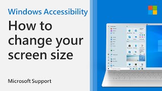 How to adjust screen size in Windows 10  Microsoft [upl. by Bellamy]