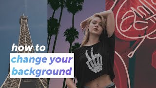 How to remove or change the background of any photo  PicsArt Tutorial [upl. by Robins]