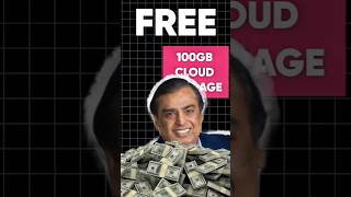 FREE 100GB CLOUD Storage ❗JIO [upl. by Aydan563]