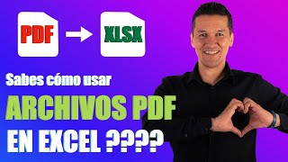 ¿Sabes cómo usar archivos PDF en Excel [upl. by Yziar]