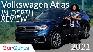 2021 Volkswagen Atlas Review Sophisticated simplicity  CarGurus [upl. by Yeldar282]