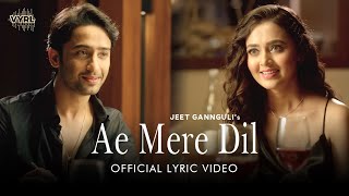 Ae Mere Dil  Lyric Video  Jeet Gannguli Abhay Jodhpurkar  Shaheer SheikhTejasswi PrakashManojM [upl. by Esirahs]