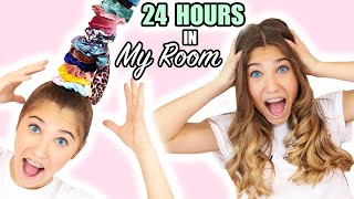 24 Hours in my BEDROOM  Rosie McClelland [upl. by Orimlede]