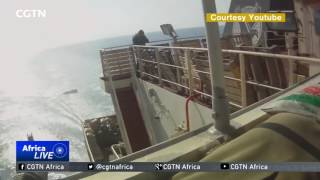 Pirate Attack Foiled An attempted hijacking by Somali pirates caught on camera [upl. by Nnylrebma]