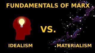 Fundamentals of Marx Idealism vs Materialism [upl. by Tnecnivleahcim]