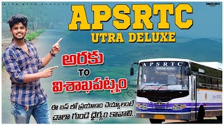 Araku To Vizag Bus Journey In APSRTC Utra Deluxe [upl. by Normandy]