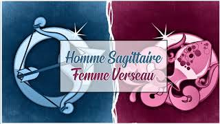 Homme Sagittaire ♐ Femme Verseaux ♒  Compatibilité Amoureuse [upl. by Horn]