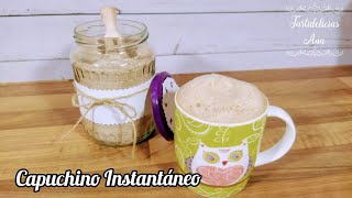 Cómo hacer CAPUCHINO INSTANTÁNEO Fácil y Espumoso [upl. by Pronty]