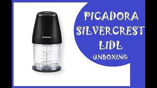 PICADORA MINI CHOPPER  KITCHEN TOOLS  SILVERCREST LIDL UNBOXING PRUEBAS [upl. by Copp516]