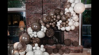 PREVIEW How to Make a Balloon Garland with Sphere Accents shorts [upl. by Fernandina972]