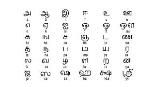 How to write Tamil alphabets [upl. by Bart]