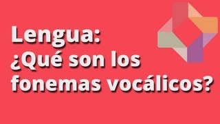 Fonemas vocálicos  Lengua  Educatina [upl. by Thorlay755]