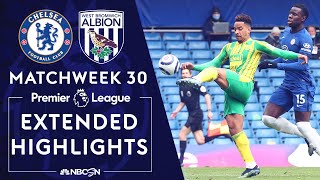 Chelsea v West Brom  PREMIER LEAGUE HIGHLIGHTS  432021  NBC Sports [upl. by Edelstein]