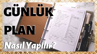 GÜNLÜK Planımı Nasıl Yapıyorum  Ajanda Kullanımı [upl. by Eelrebma536]