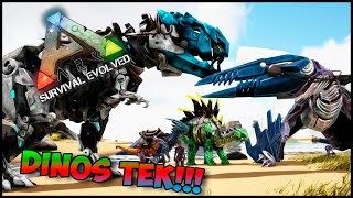 ARK Comandos 04 Como Spawnear Los Dinos Tek Bionicos Pre GENESIS [upl. by Hsemin677]