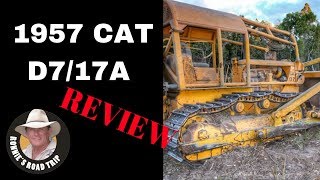 BULLDOZER Review CAT D7 Cable Blade 17A Caterpillar Dozer [upl. by Adnawt295]