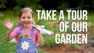 Gardening with Kids  The Garden Tour [upl. by Buseck106]