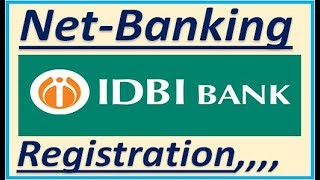 IDBI bank net banking registration online [upl. by Yentterb]