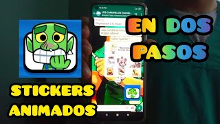 Como convertir videos y Gif en STICKERS ANIMADOS para Whatsapp ✅✅ [upl. by Ennahgiel]