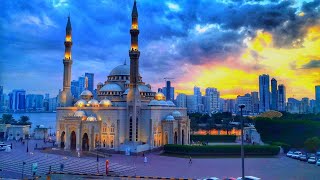 beautiful islamic background video no copyright mosque background videoeffects hd  without music [upl. by Anuqahs]