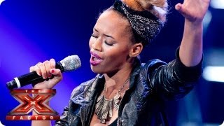 Tamera Foster sings Stay by Rihanna  Bootcamp Auditions  The X Factor 2013 [upl. by Hiro256]