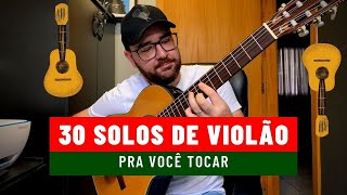 30 SOLOS DE VIOLÃO  MÚSICA SERTANEJA [upl. by Kylynn]