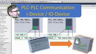 TIA Portal IODevices  PLCPLC Communication [upl. by Jenifer557]