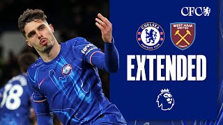 Chelsea 21 West Ham  BLUES FIGHT BACK OVER HAMMERS  HIGHLIGHTS  Extended  Premier League 2425 [upl. by Halbert874]