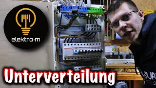 Unterverteilung verdrahten  Hausanschluss ElektroM [upl. by Fillender739]