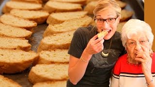 How to make biscotti Katies Italian grandma shares recipe [upl. by Olaznog]