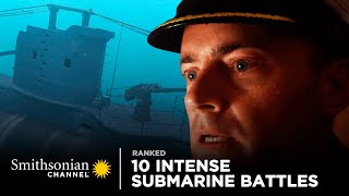 10 Intense Submarine Battles 💥 Hell Below  Smithsonian Channel [upl. by Benisch]