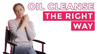 How To Oil Cleanse  The Oil Cleansing Method with Britta Plug [upl. by Atinwahs]