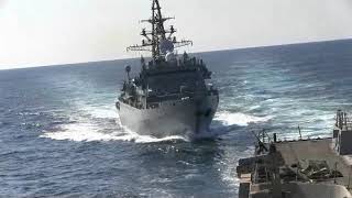 Aggressive Approach by a Russian Navy ship on USS Farragut DDG 99 [upl. by Merrow]