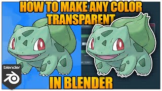 How to make any Color Transparent In Blender [upl. by Hailat]