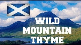 ♫ Wild Mountain Thyme  Sarah Calderwood ♫ LYRICS [upl. by Dawaj722]