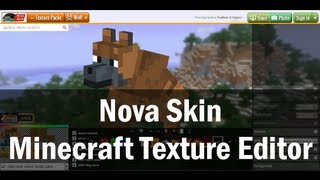 Tutorial  Nova Skin Texture Pack Editor wolf skin [upl. by Mazonson]