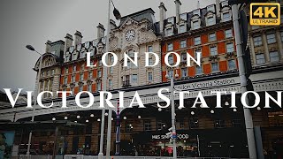 London Victoria Station Walk Through England 4K [upl. by Siro]